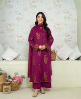 3 Pcs Embroidered MP012